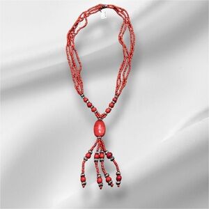 Beaded Statement Necklace